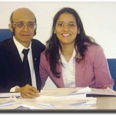 Patrícia Lima ao lado do Dr. Enéas